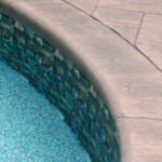 Cantilever_Non-Colored_StampCopingPlanBorder This is a green Swimming Pool Vinyl Liner Replacement